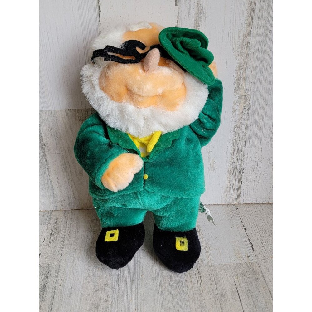 Fitzgerald Mr O'‎ lucky plush leprechaun st Patrick's day decor